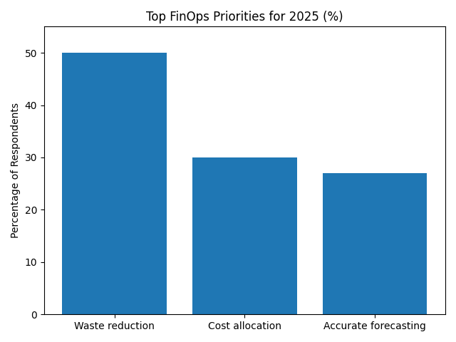 FinOps priorities for 2025